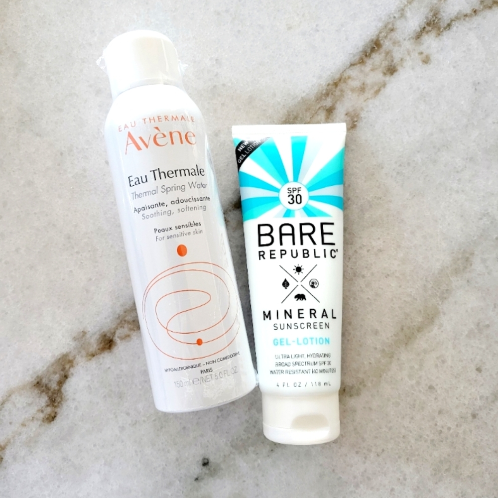 AVENE Thermal Water & Bare Republic Sunscreen